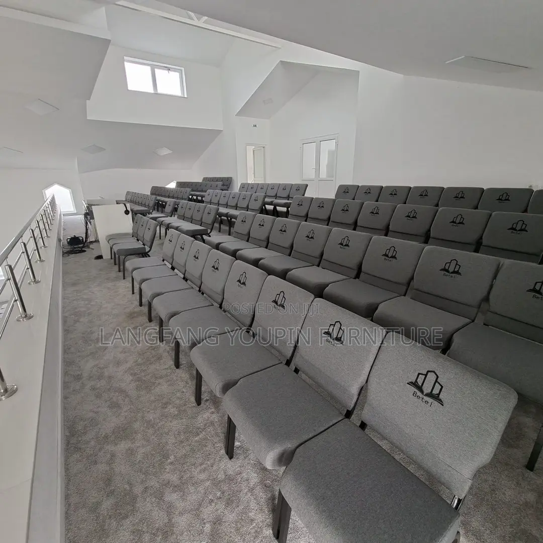 Church ChairGrey Seats Delivered, Tema Stoc