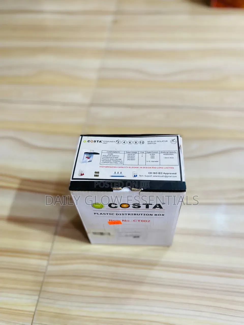 Costa 2-Way Main Switch – Durable Electrical Switch