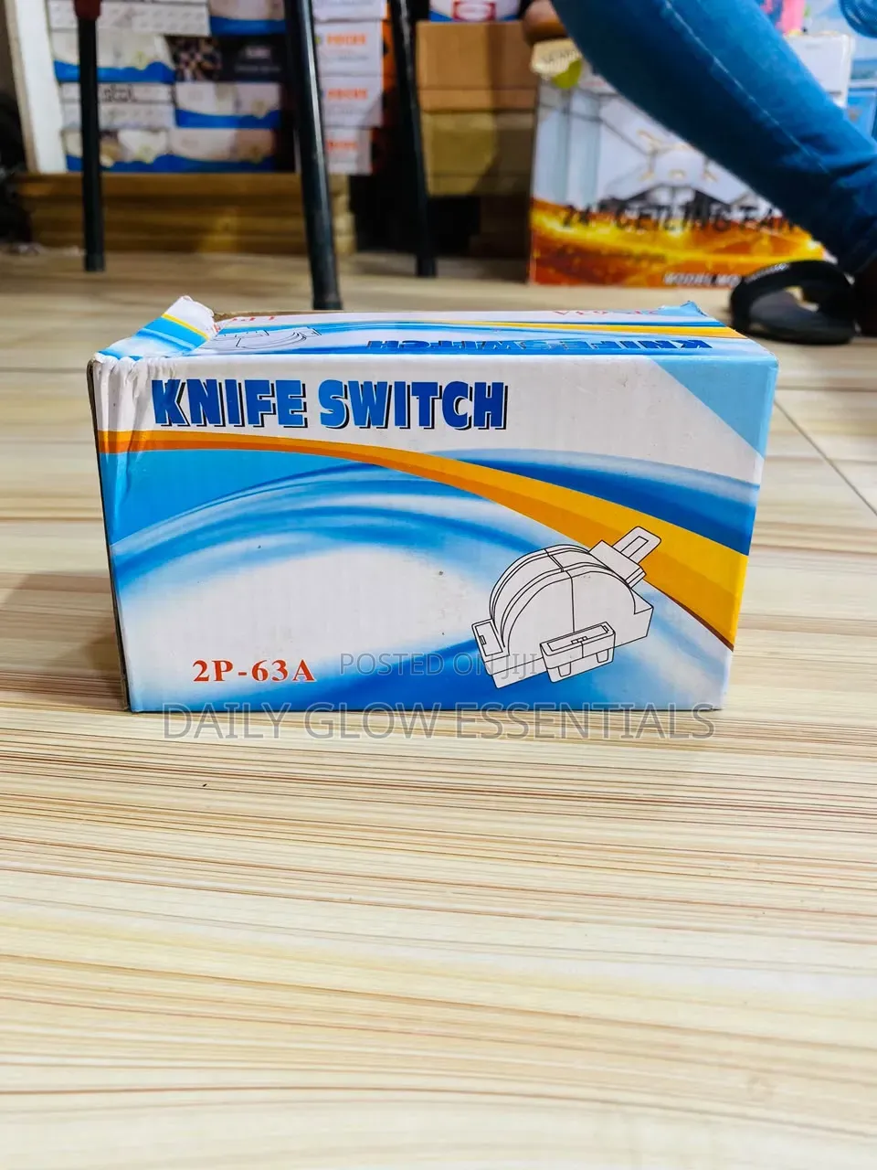 3P 100A Knife Changeover Switch – Electrical Power Switch