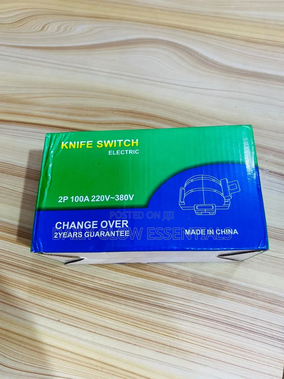 2P 100A Knife Changeover Switch – Heavy-Duty Electrical Switch