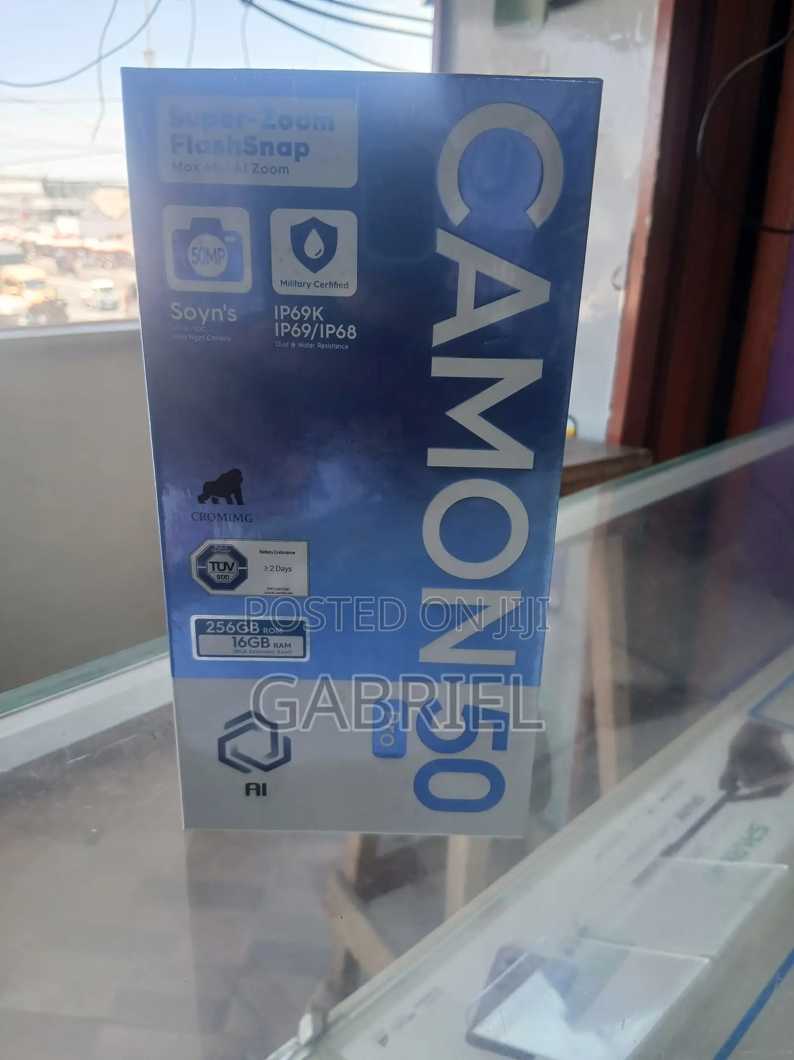New Tecno Camon 50 Pro 256 GB Black