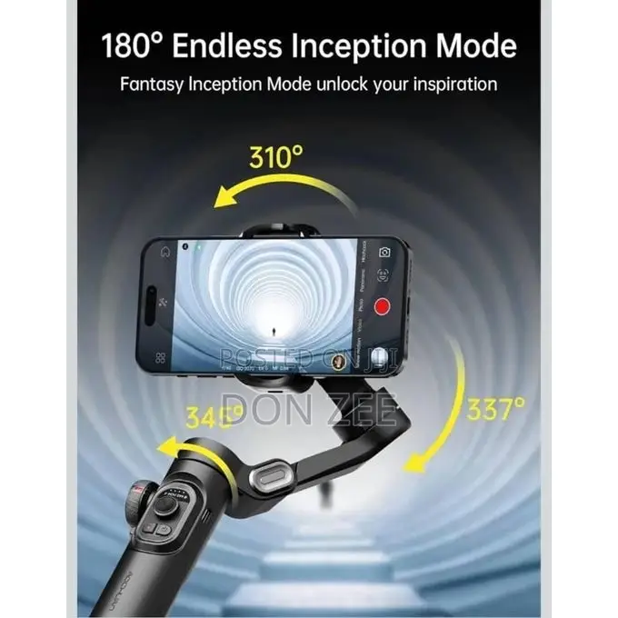 Phone Gimbal Stabilizer 3-Axis Smartphone Foldable Handheld Gimbal