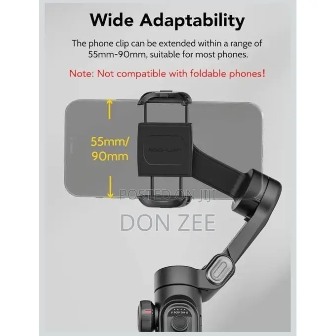 Phone Gimbal Stabilizer 3-Axis Smartphone Foldable Handheld Gimbal