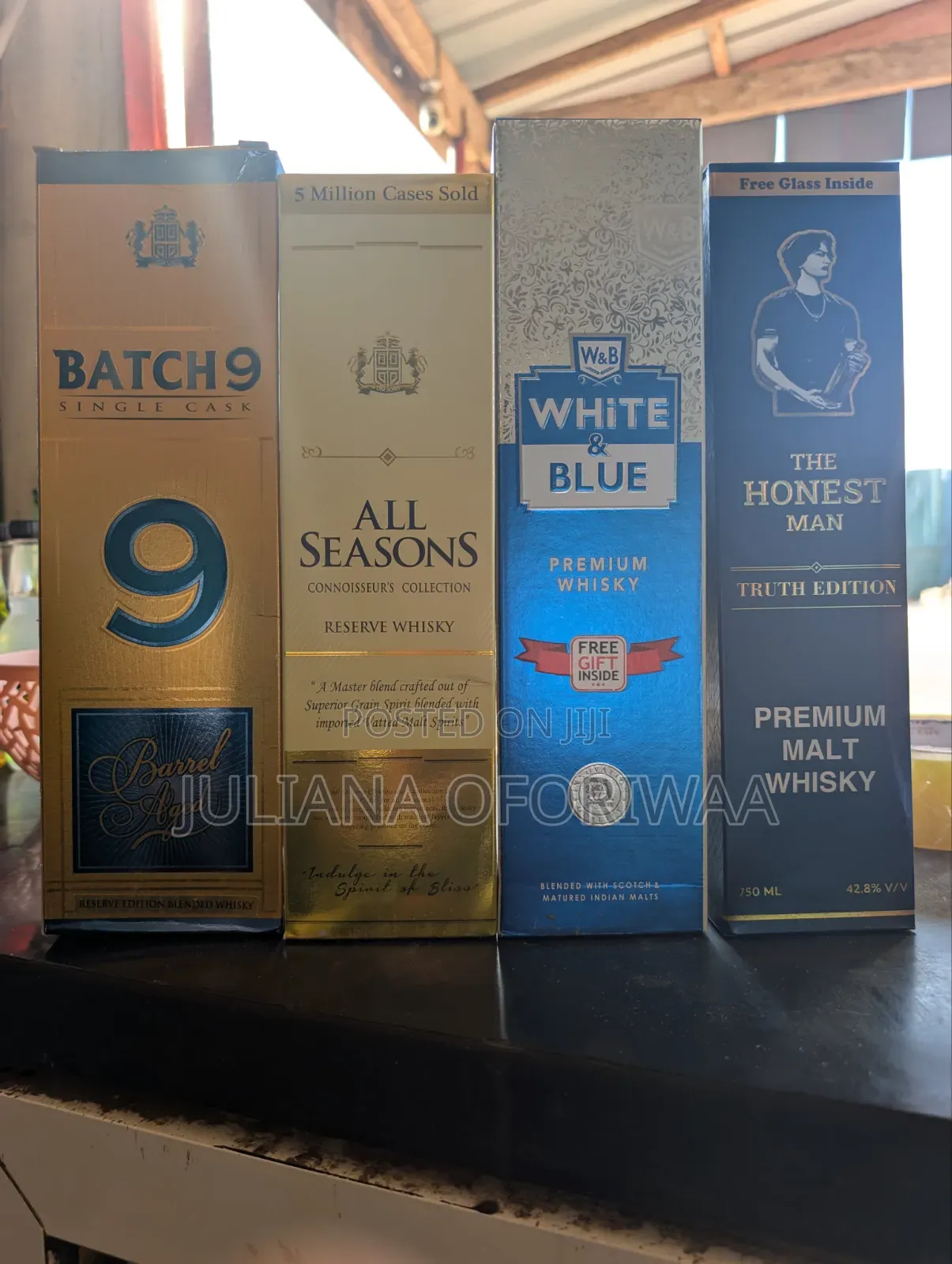 Whisky 95 Cedis Each