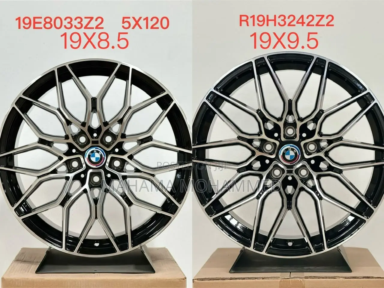 BMW 19 Inch Black and Silver