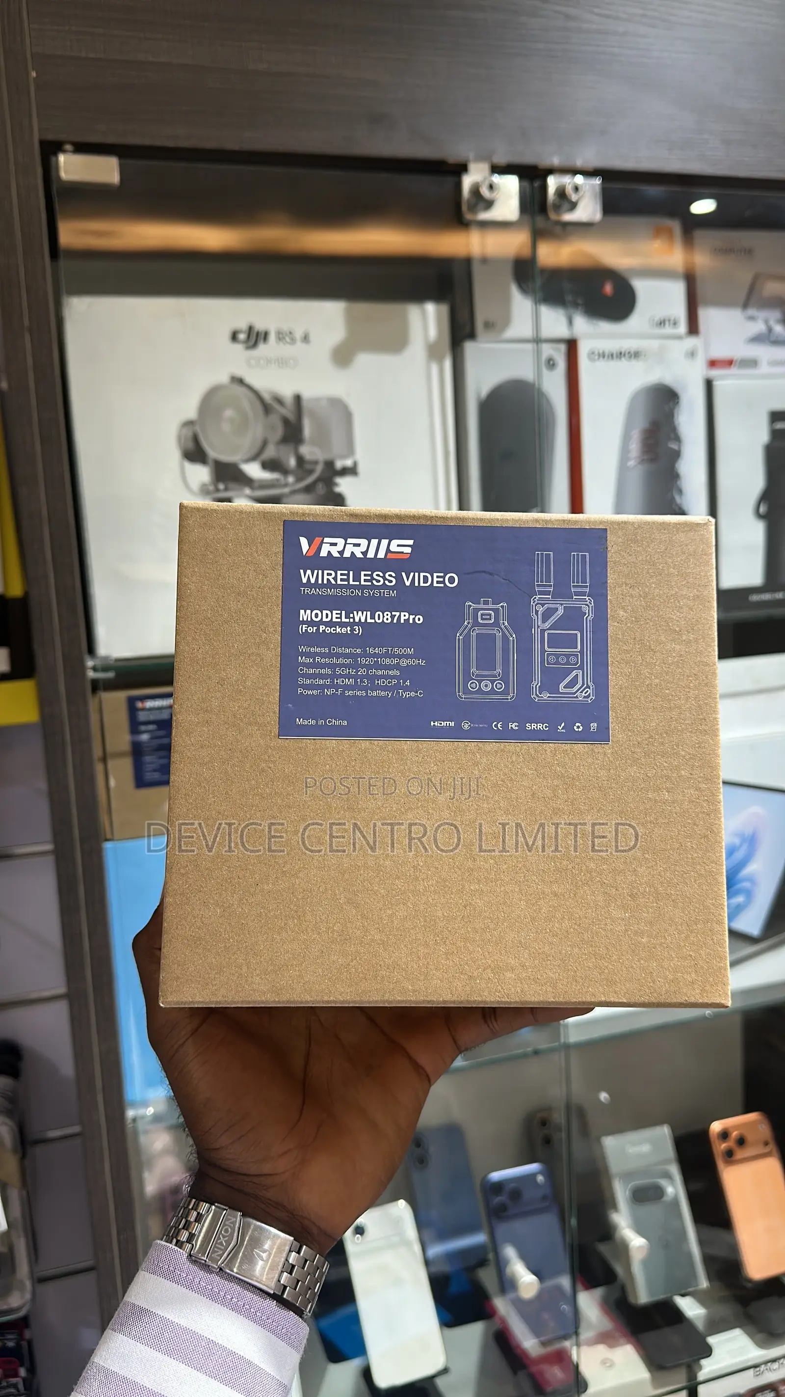 Vrris Wireless Video Transmission Wl087 Pro for Dji Osmo Pocket 3 & 4