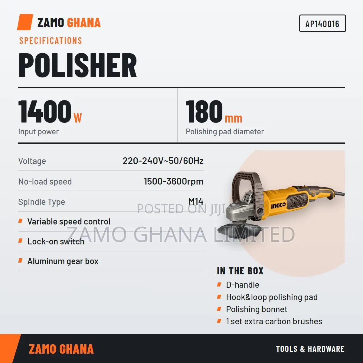 Polisher 1400w - Ap140016