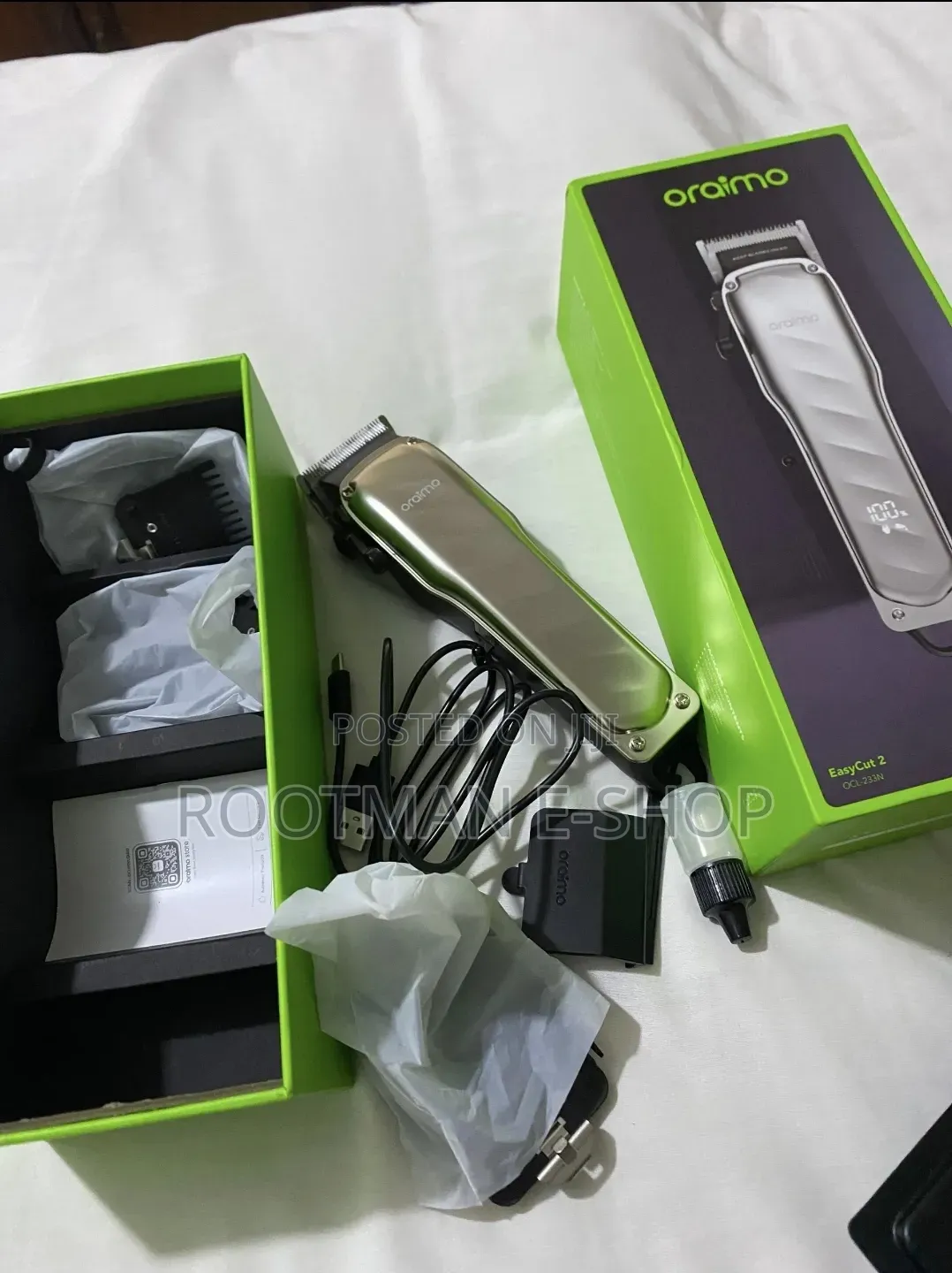 Oraimo EasyCut 2 10W Hair Clipper (Zero Gapping)