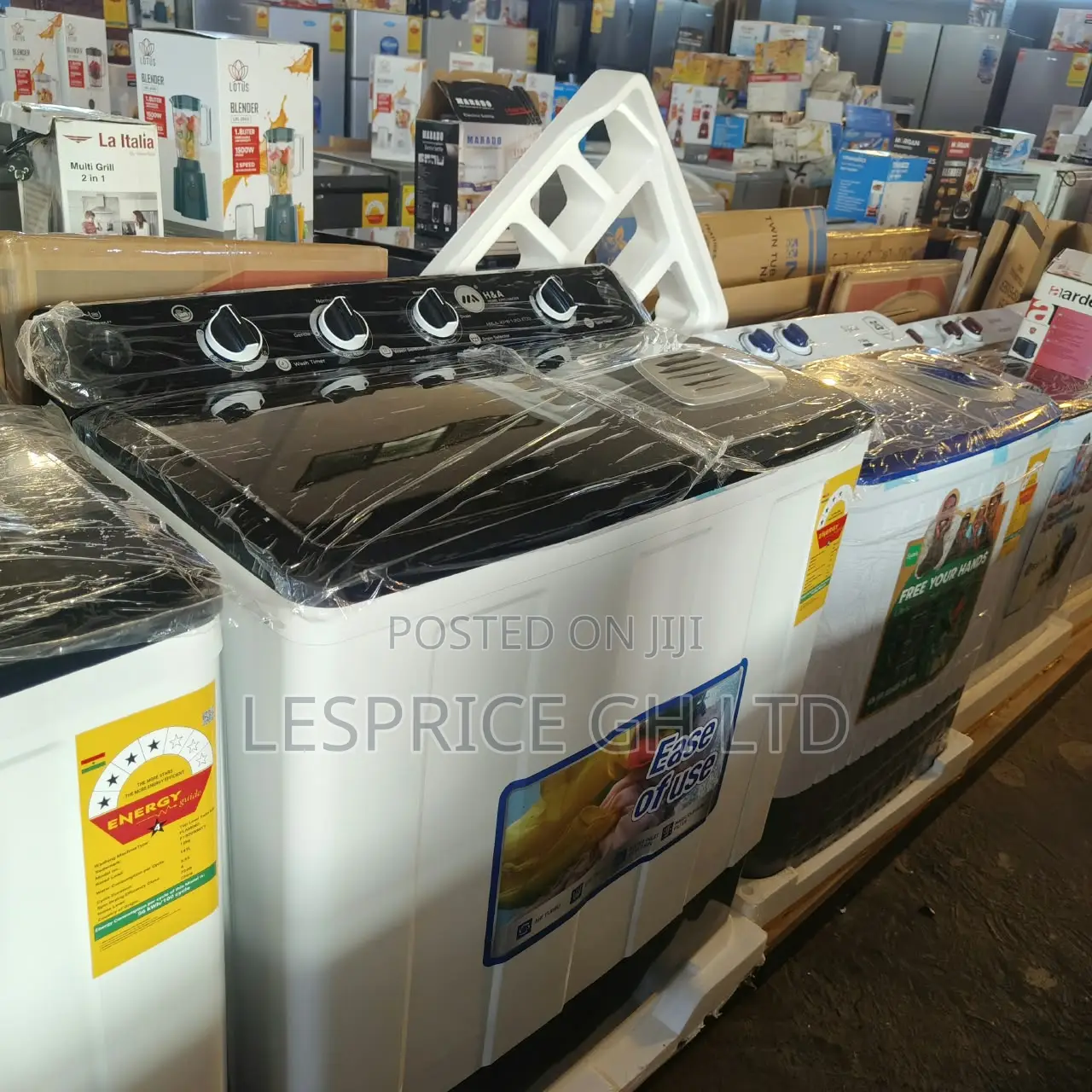 Super Efficient 10kg Twin Tub Top Loader Washing Machine From H&A