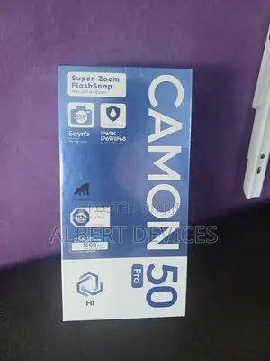 New Tecno Camon 50 Pro 256 GB Black