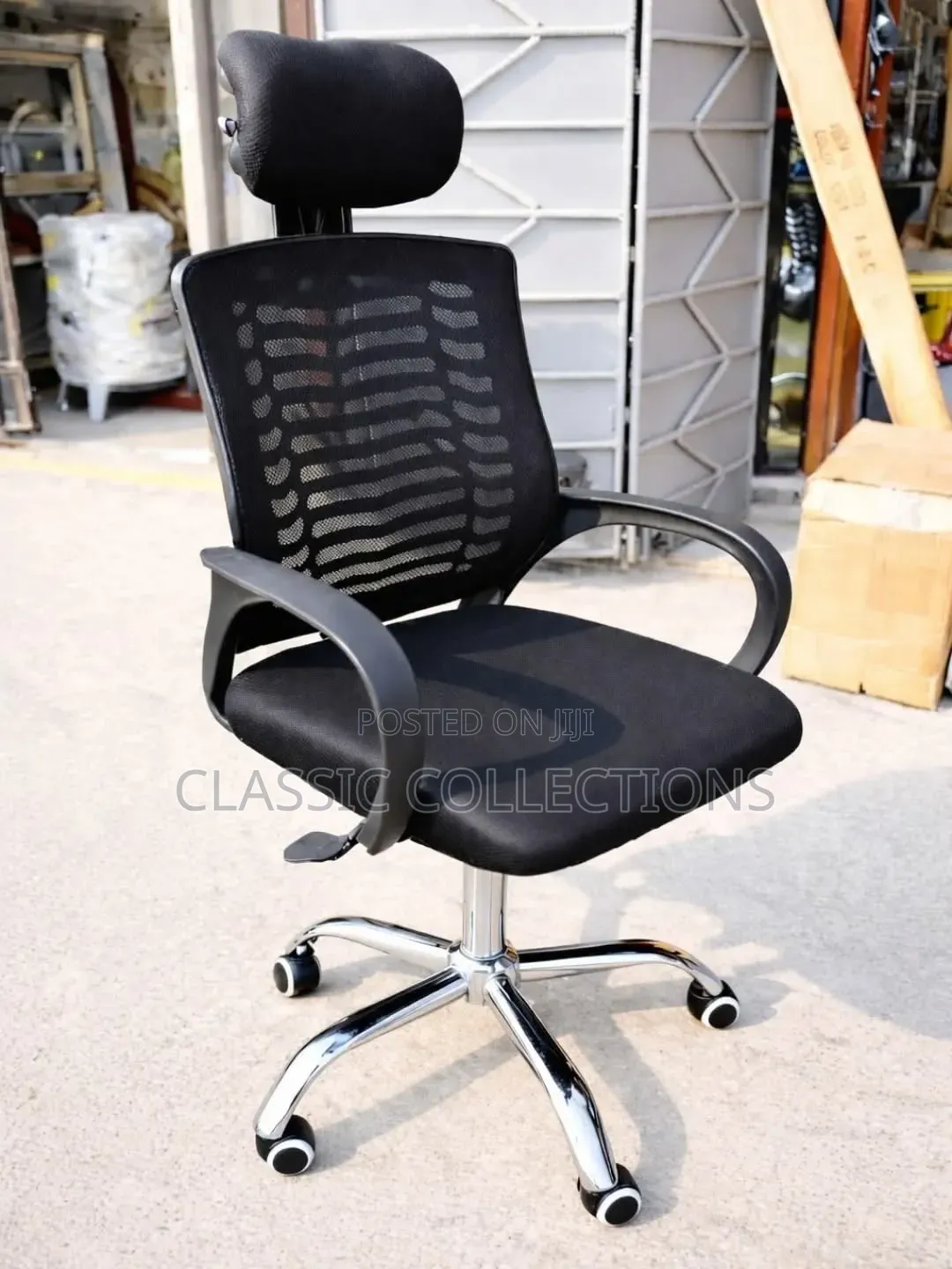 1.2m Executive Desk With 3Drawer Storage & Ergonomic Mesh Swivel Chair