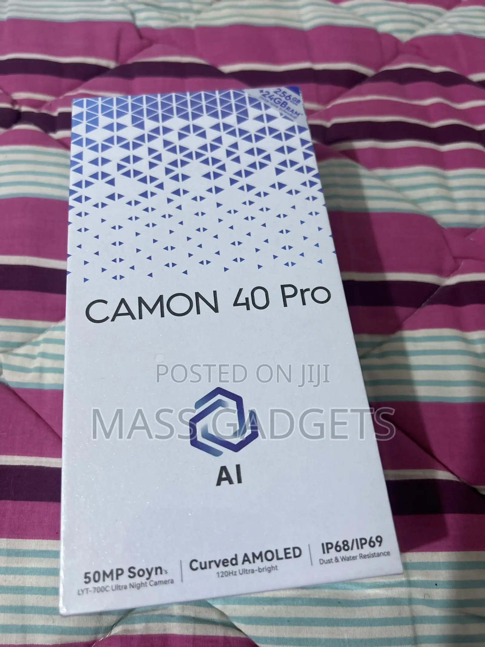 New Tecno Camon 40 Pro 4G 256 GB Black
