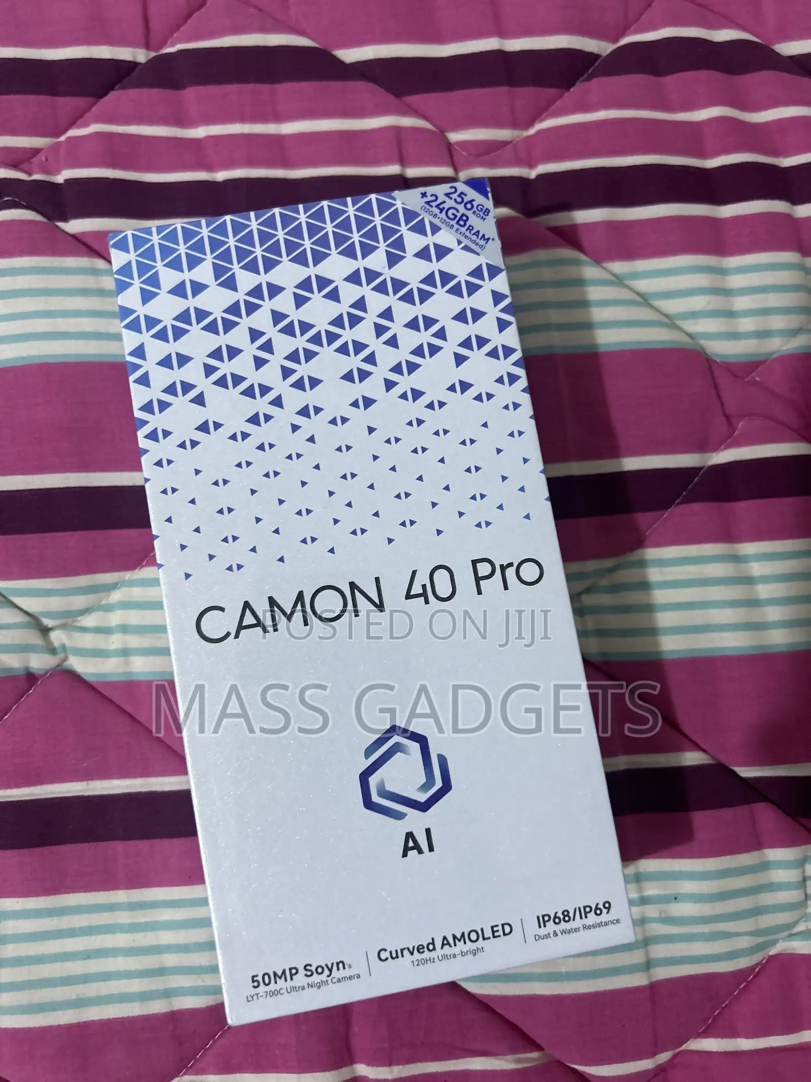 New Tecno Camon 40 Pro 4G 256 GB Black