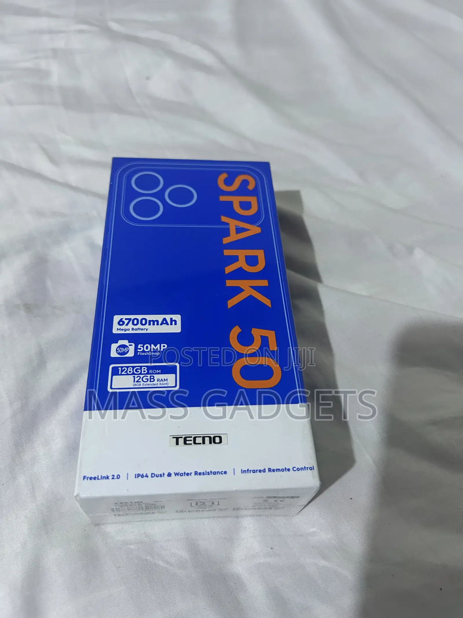 New Tecno Spark 50 128 GB Gray