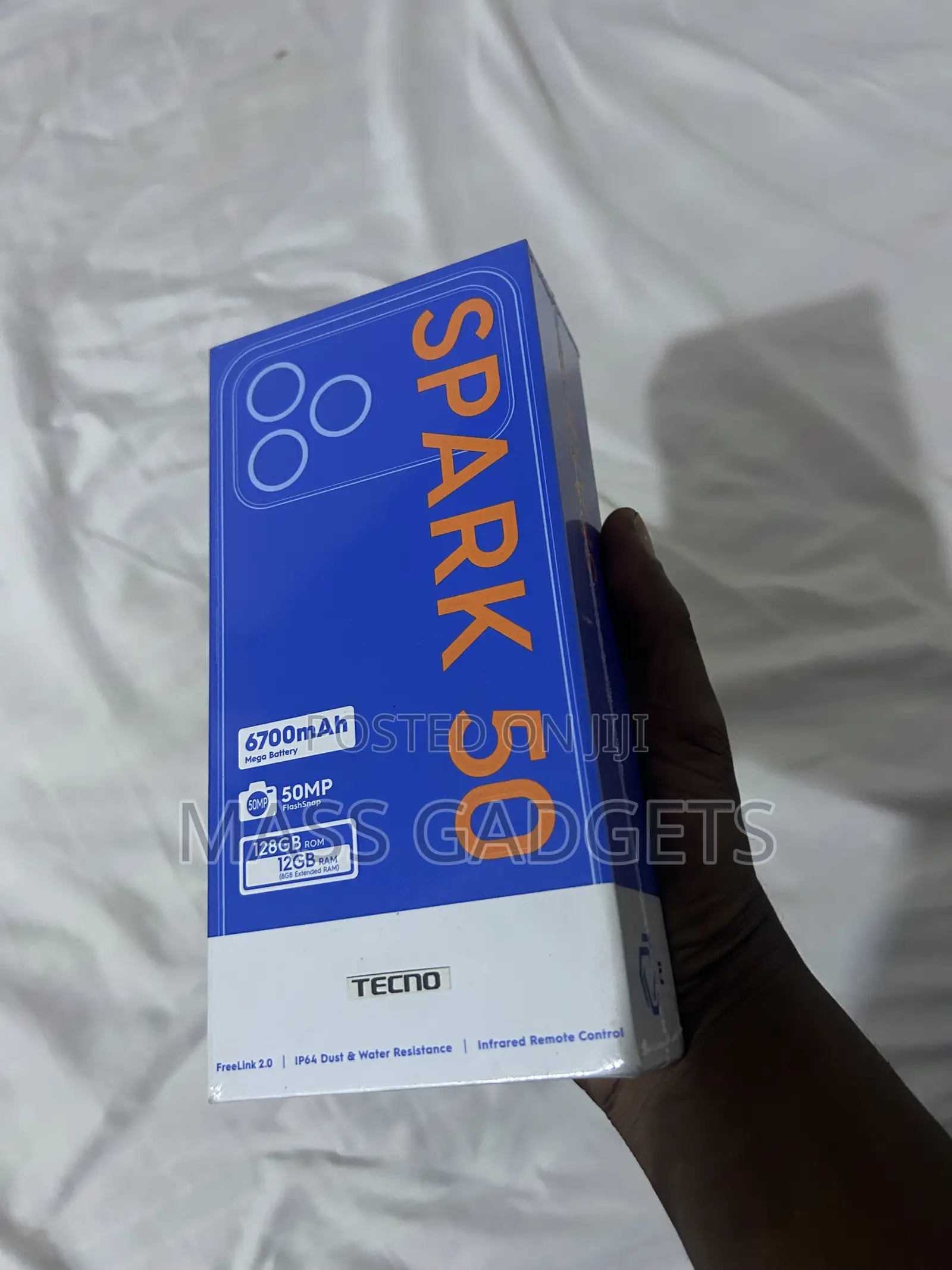 New Tecno Spark 50 128 GB Gray