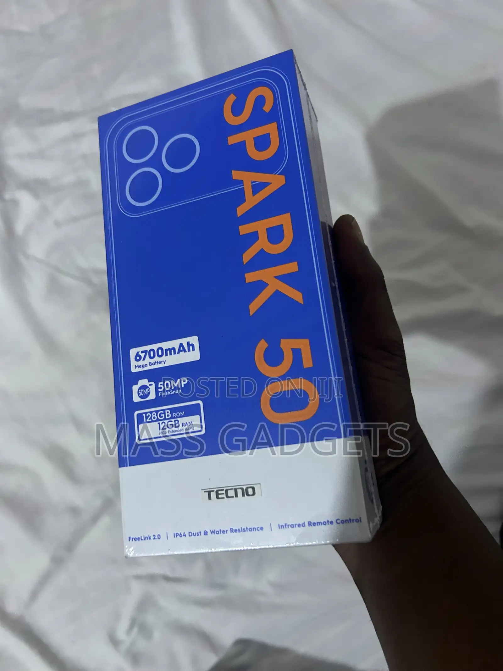 New Tecno Spark 50 128 GB Gray