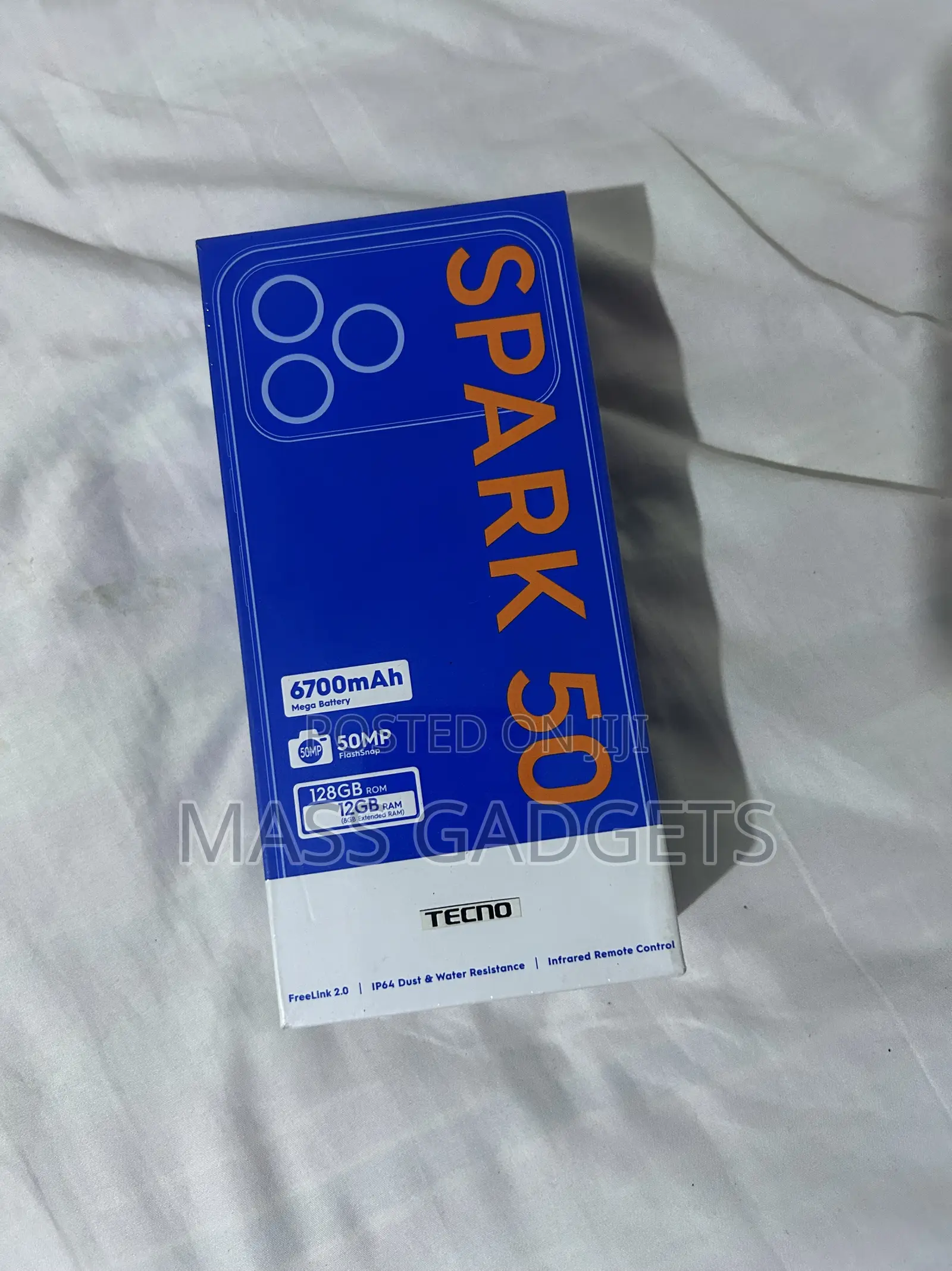 New Tecno Spark 50 128 GB Gray