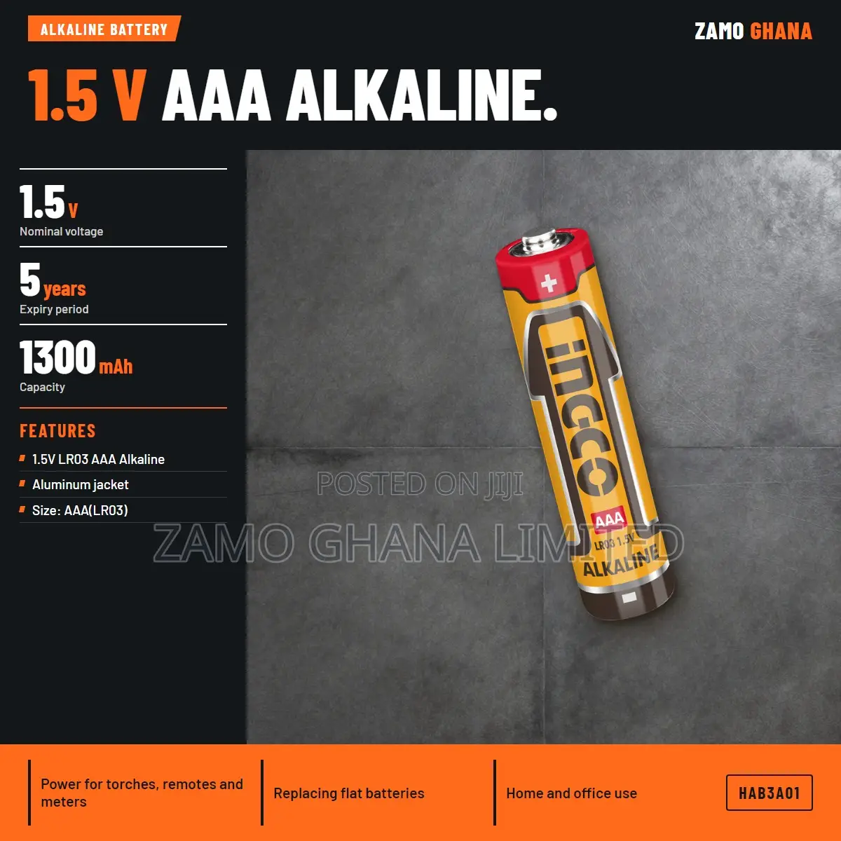 Alkaline Battery Per 2pcs - Hab3a01