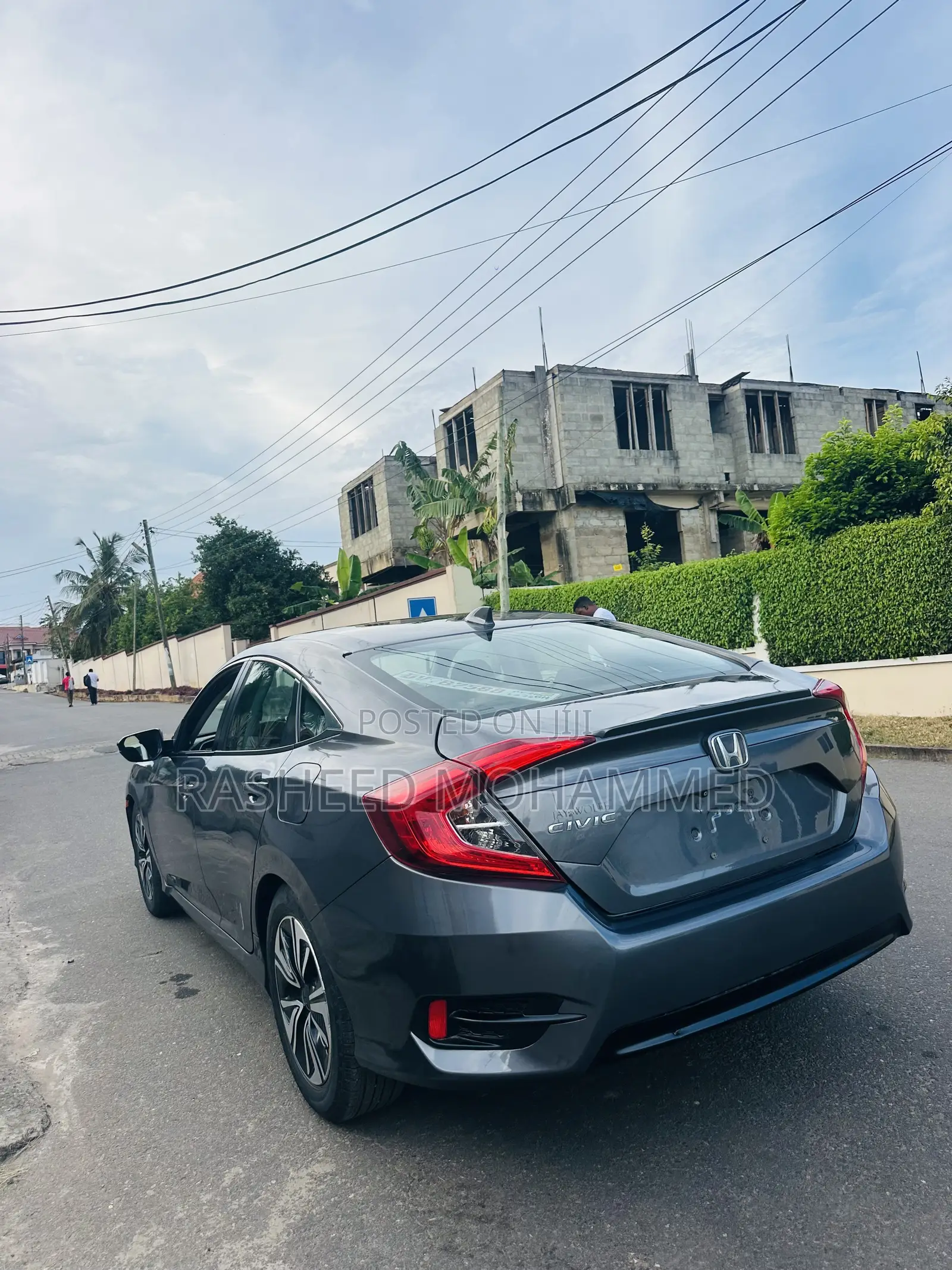 Honda Civic EX-L 4dr Sedan (1.5L 4cyl) 2017 Gray