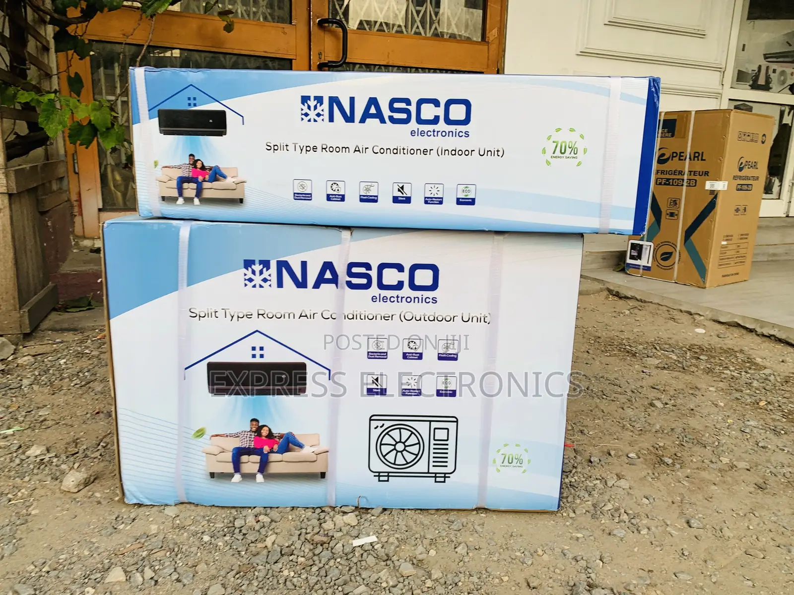 Shop the New Nasco 2.0hp Black Air Conditioner