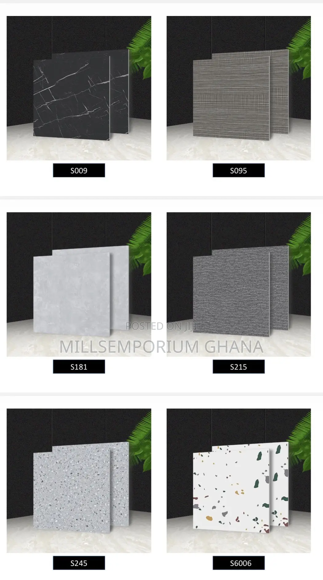 Square LVT Vinyl Tiles - 45cm X 45cm - 24pcs - 2mm Original