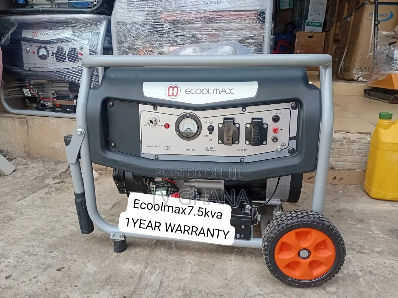 ECOOLMAX 7.5KVA Genset – Quality You Can Trust7.5kva