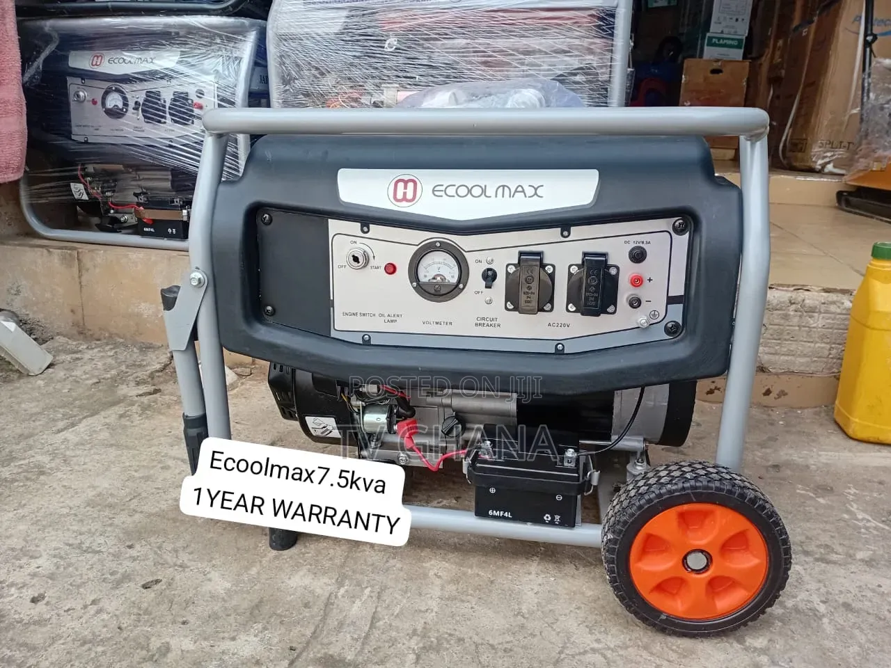 ECOOLMAX 7.5KVA Genset – Quality You Can Trust7.5kva
