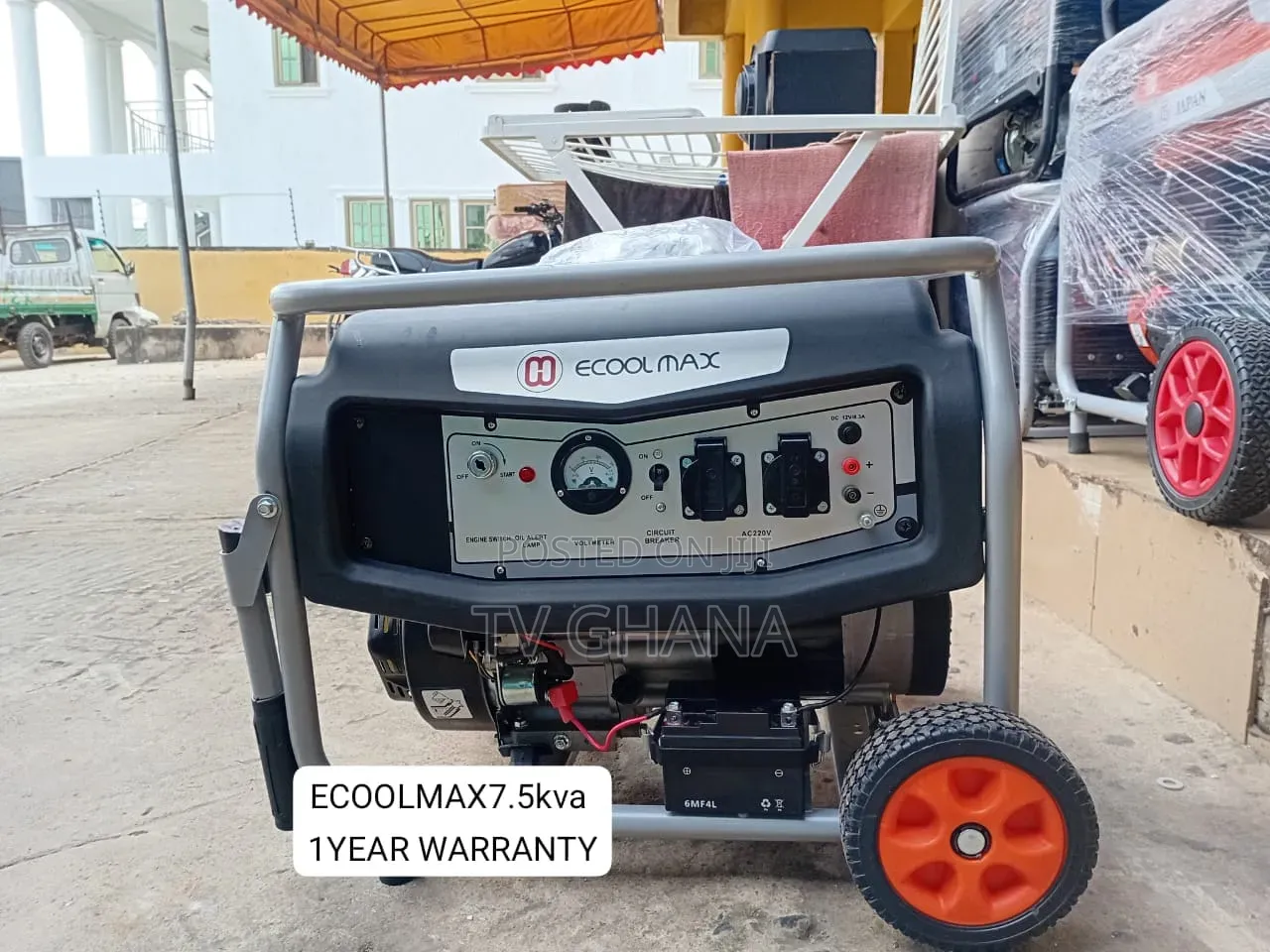 ECOOLMAX 7.5KVA Generator – Premium Quality, Unbeatable Value7.5kva