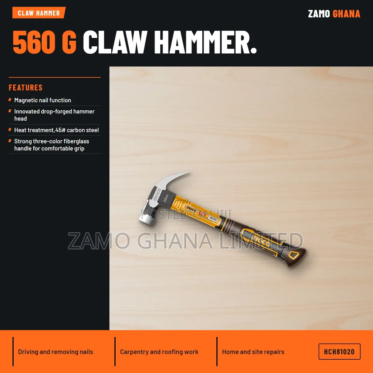 Claw Hammer # Hch81020