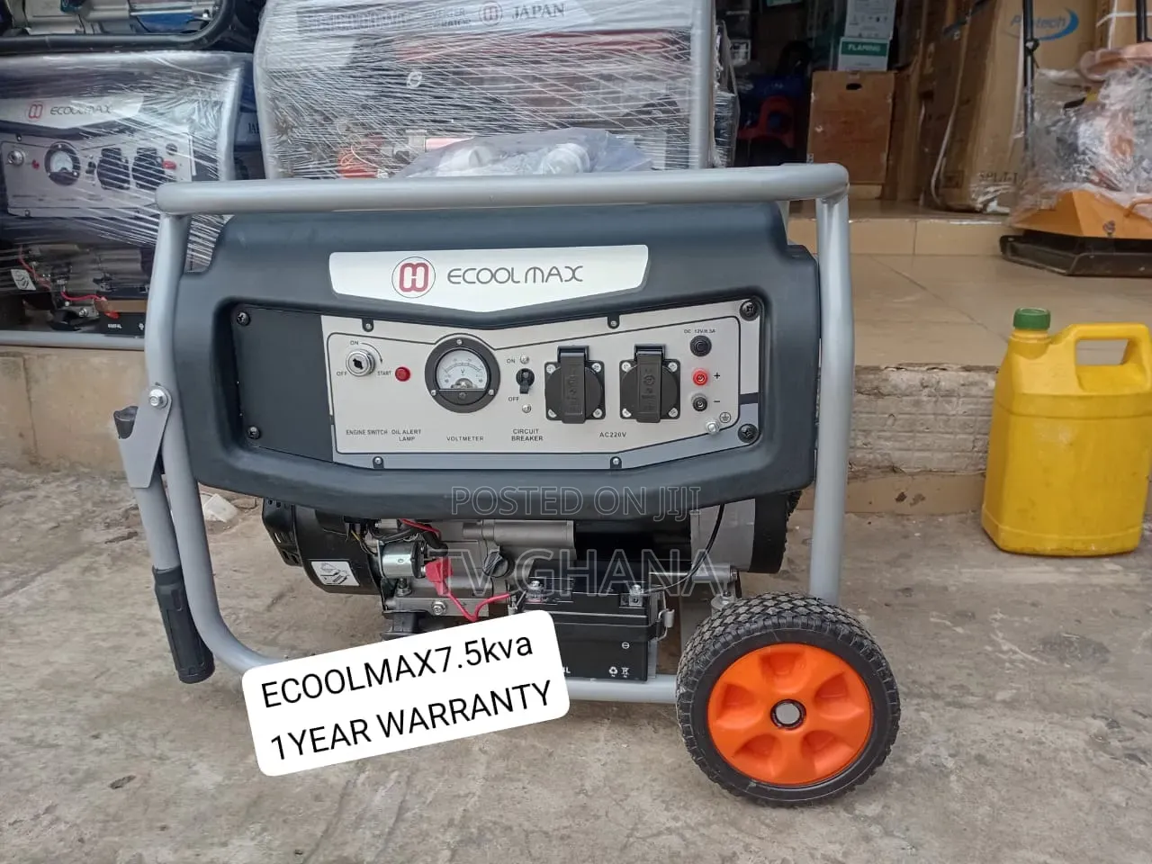 ECOOLMAX 7.5KVA Generator – Quality, Power and Durability7.5kva