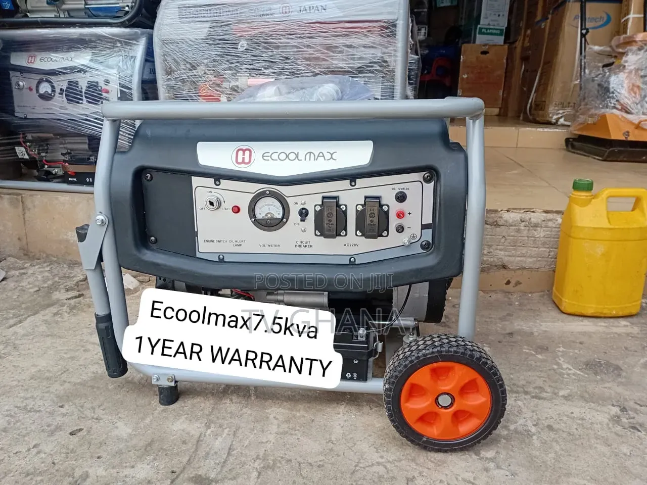 ECOOLMAX 7.5KVA Generator – Quality, Power and Durability7.5kva