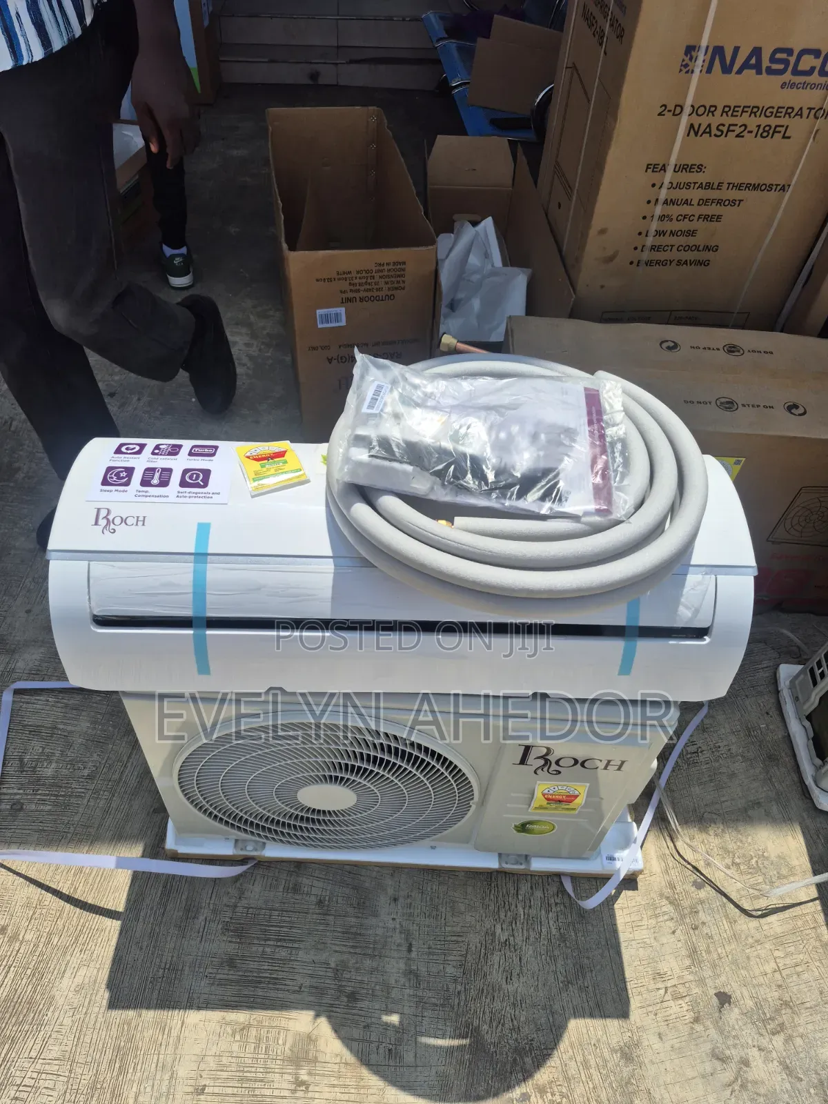 Roch AC 1.5hp With Energy Efficiency Available as Seen