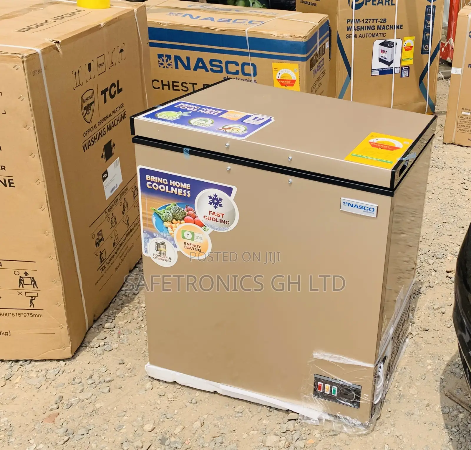 Cool Keeper 142 Liters Gold Nasco (Nas200fl) Freezer