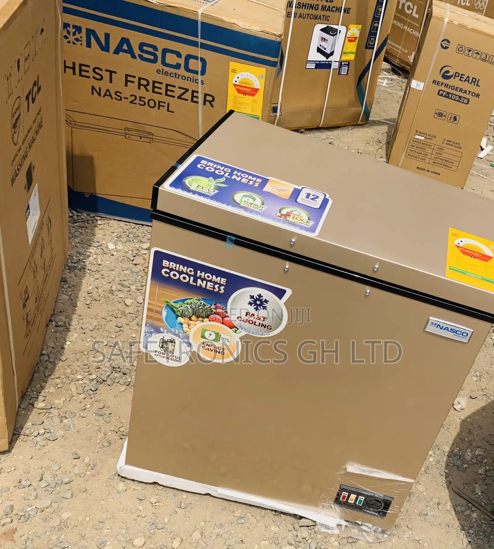 Cool Keeper 142 Liters Gold Nasco (Nas200fl) Freezer