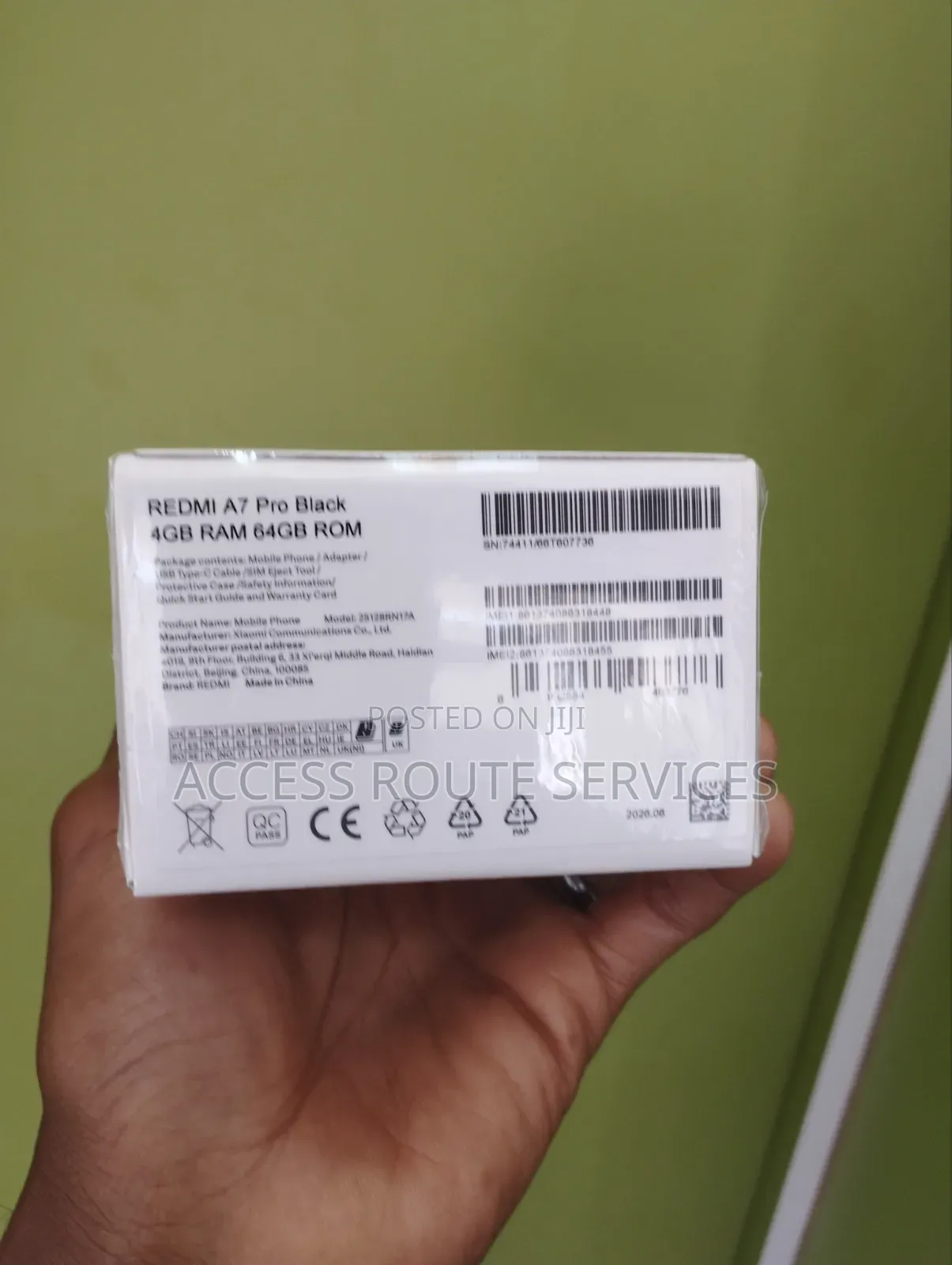 New Xiaomi Redmi A7 Pro 64 GB Black