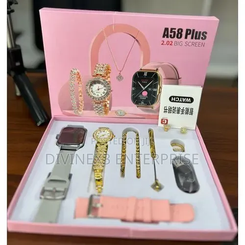  A58 PLUS Ladies’ Luxury Watch & Jewelry Combo 
Elevate Your Style