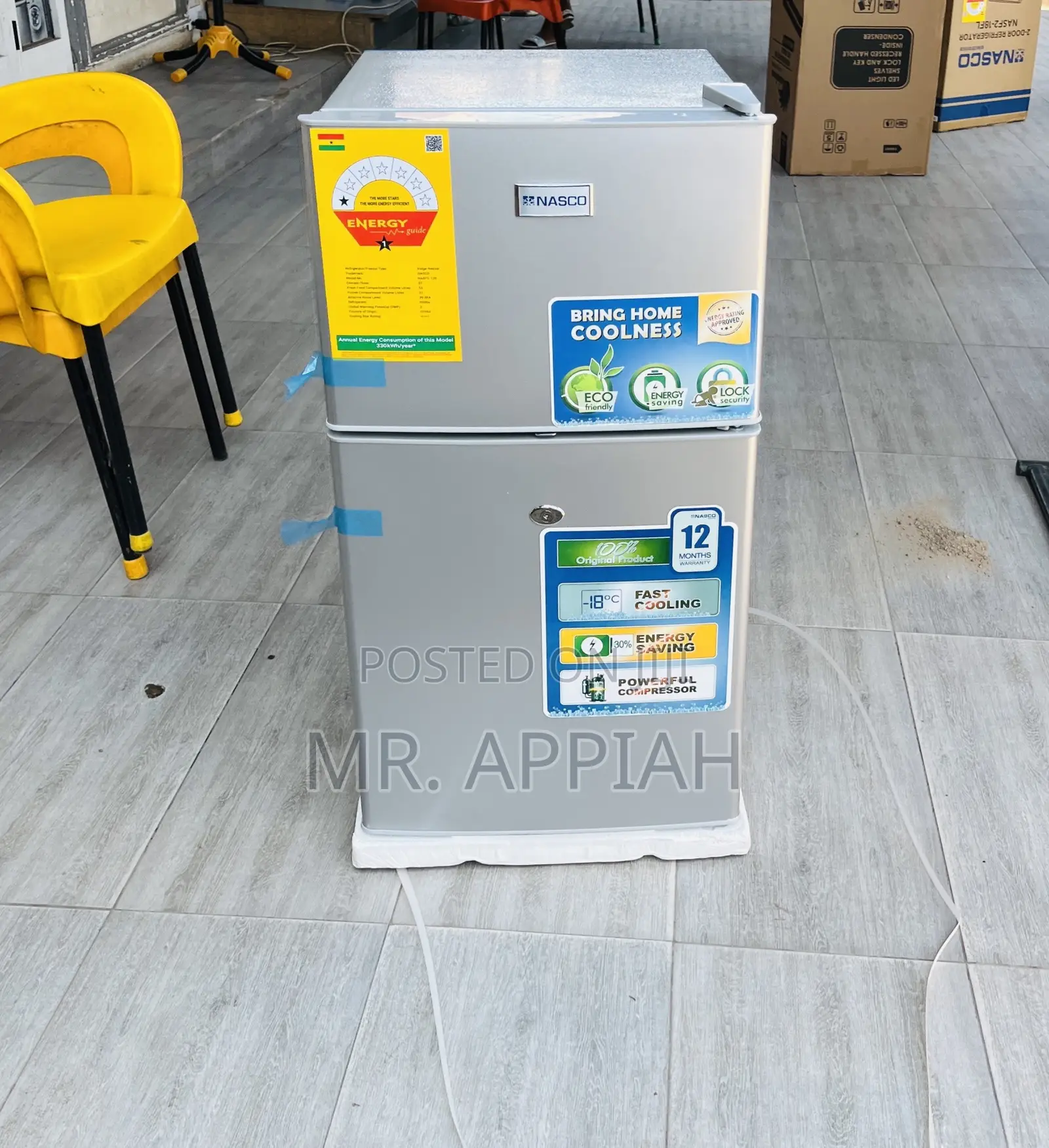 Reliable Refrigerator Nasco Table Top Fridge(Nasf2-12fl)Silver