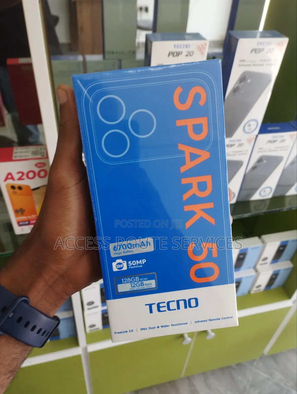New Tecno Spark 50 128 GB Black