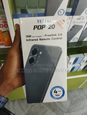 New Tecno Pop 20 64 GB Black