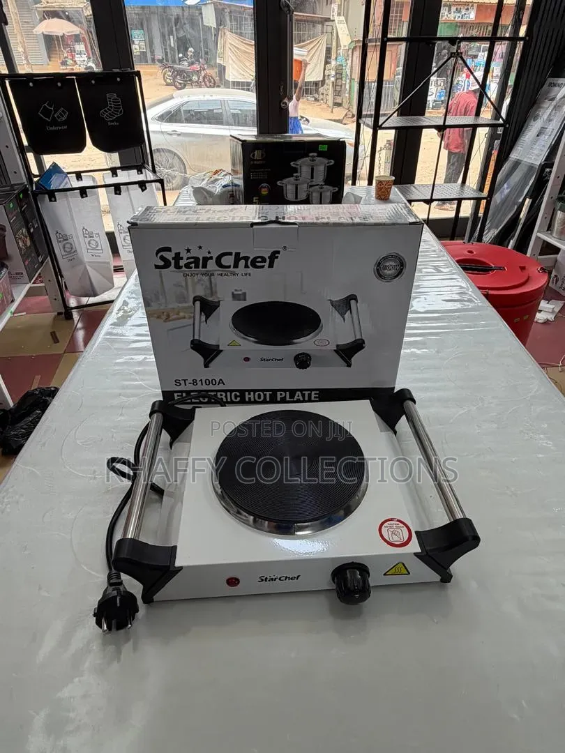 Star Chef Electric Hot Plate ST-8100A - 1000W Single Burner Cooker
