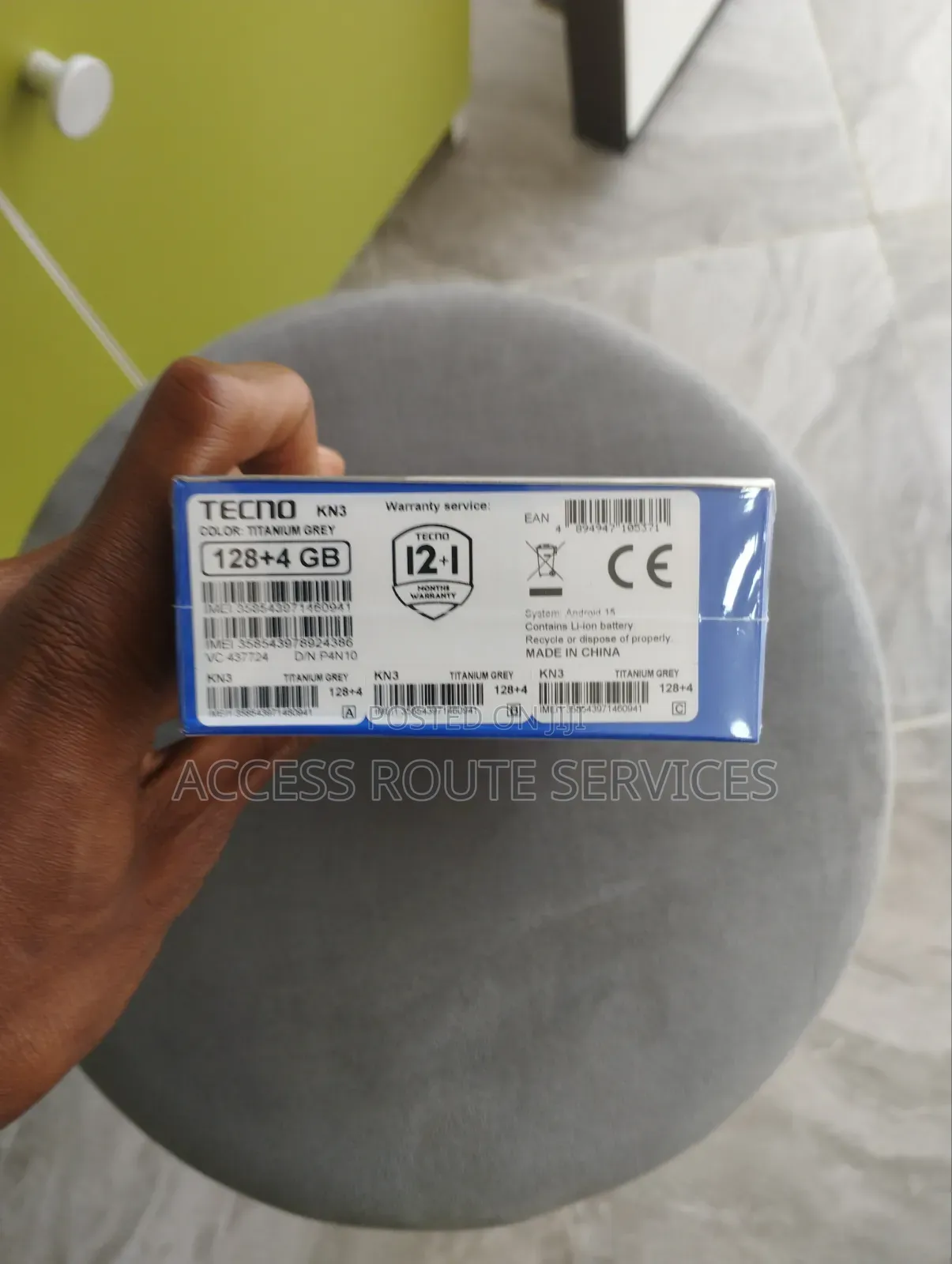 New Tecno Pop 20 128 GB Black