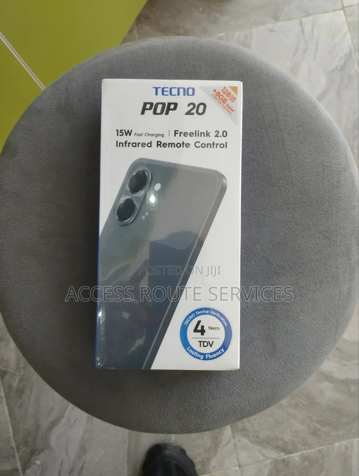 New Tecno Pop 20 128 GB Black