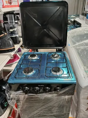 Gas Cooker With Shelves