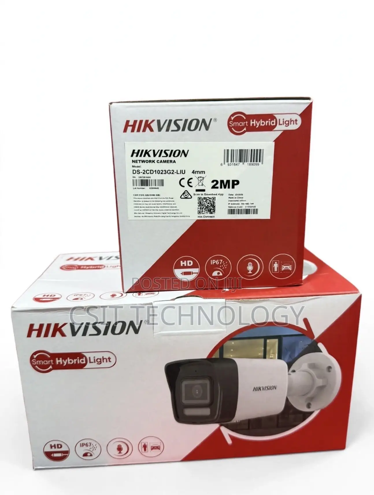2mp Smart Hybrid Light Ip Camera(DS-2cd1023g2-Liu)