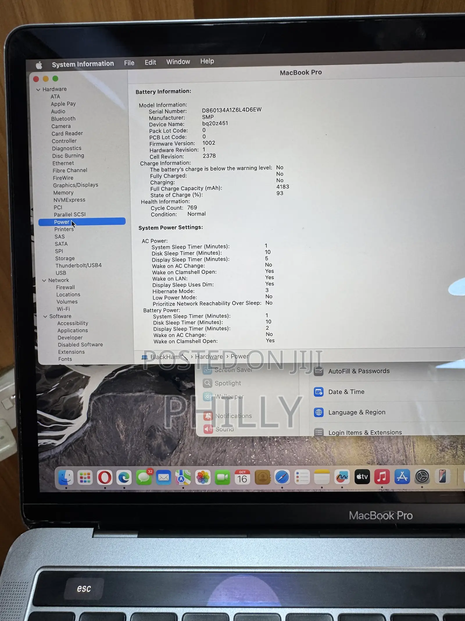 Laptop Apple MacBook Pro 2019 8GB Intel Core i5 SSD 128GB
