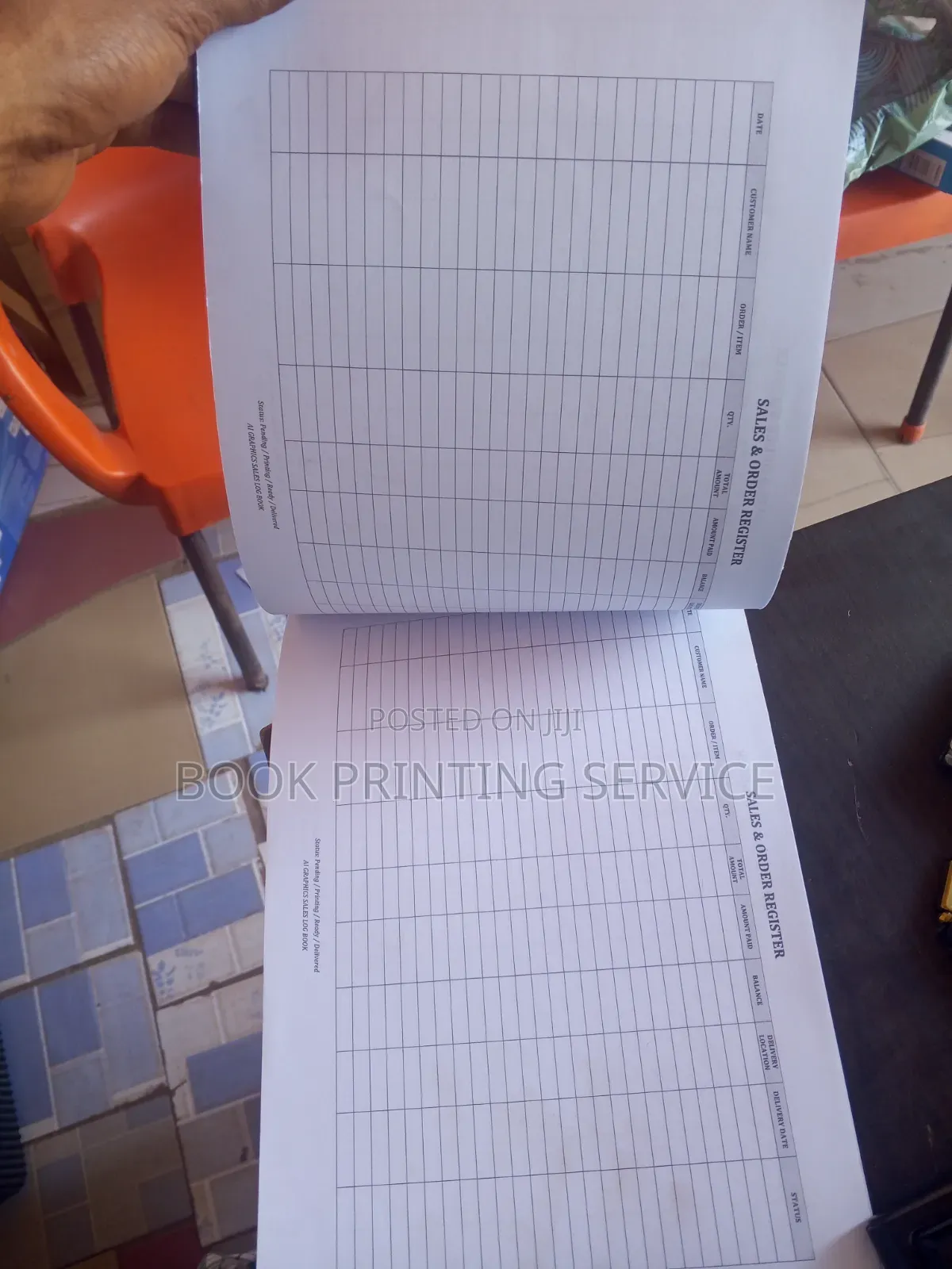Sales Log Book at Adenta