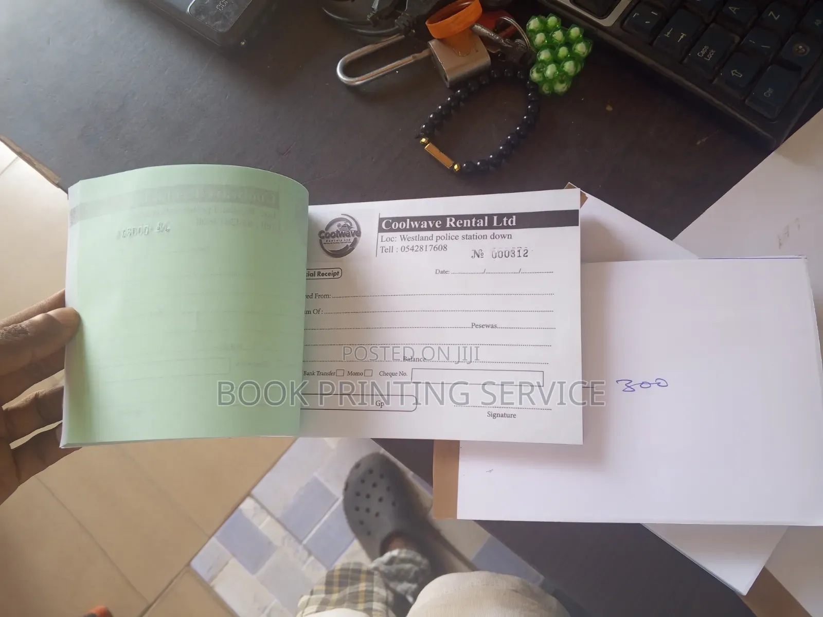 Receipt Books at Adenta