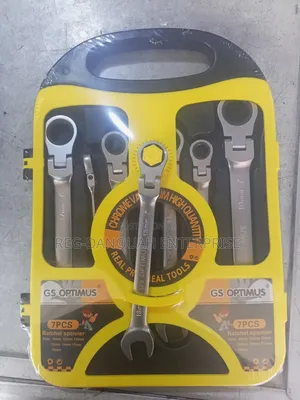 7pcs Flexible Ratchet Combination Spanner Set