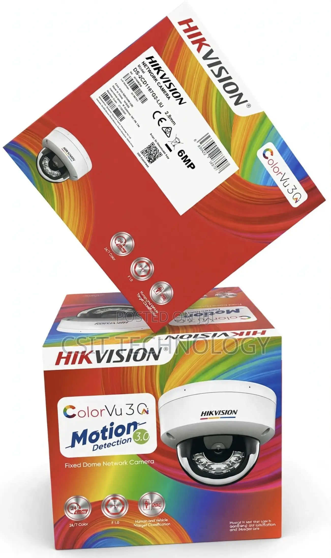 6mp 3.0 Motion Detection Colour Vu Ip Camera(DS-2cd1167g3-Liu)