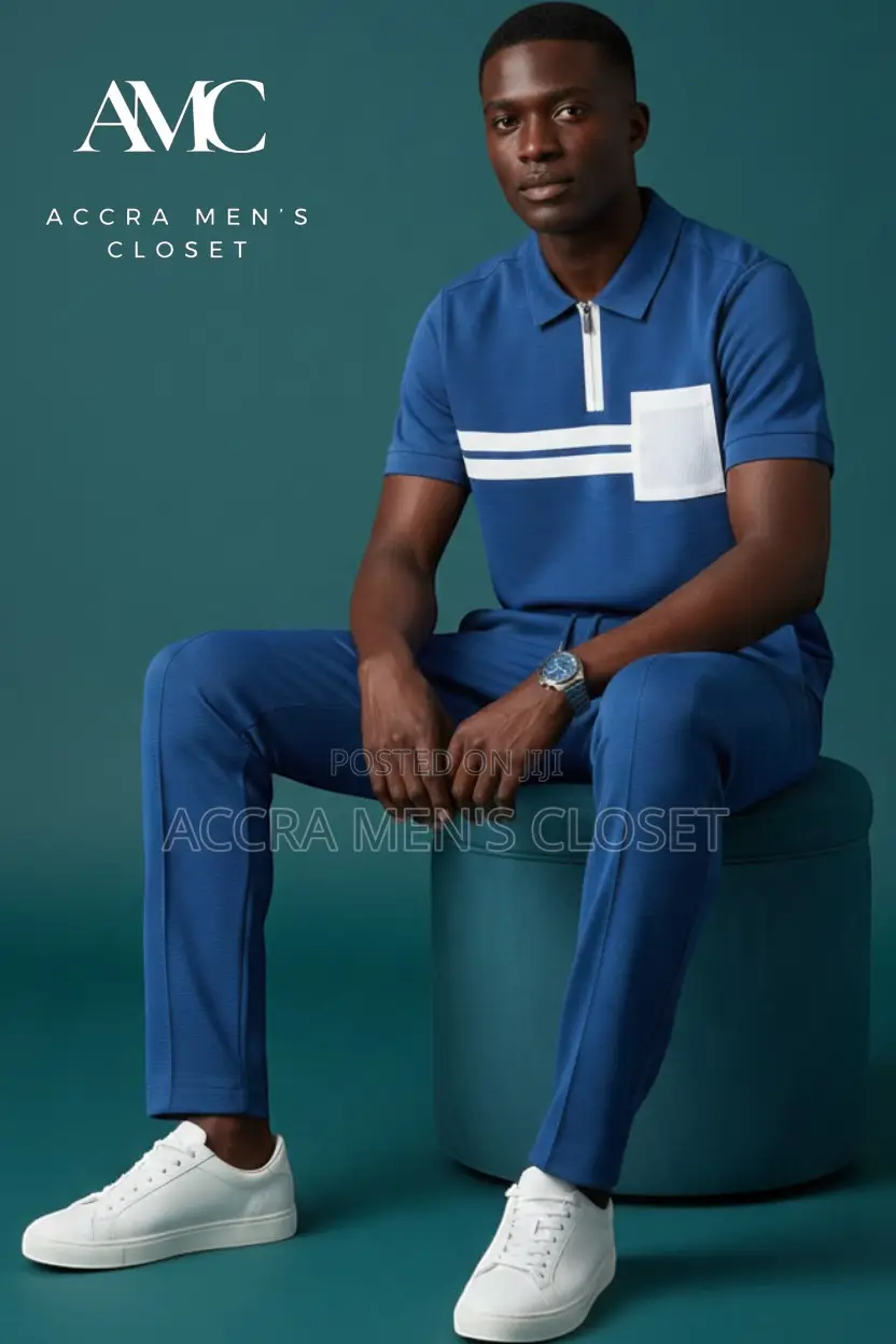 Men’s Smart Casual Sets – Polo Tops With Matching Trousers